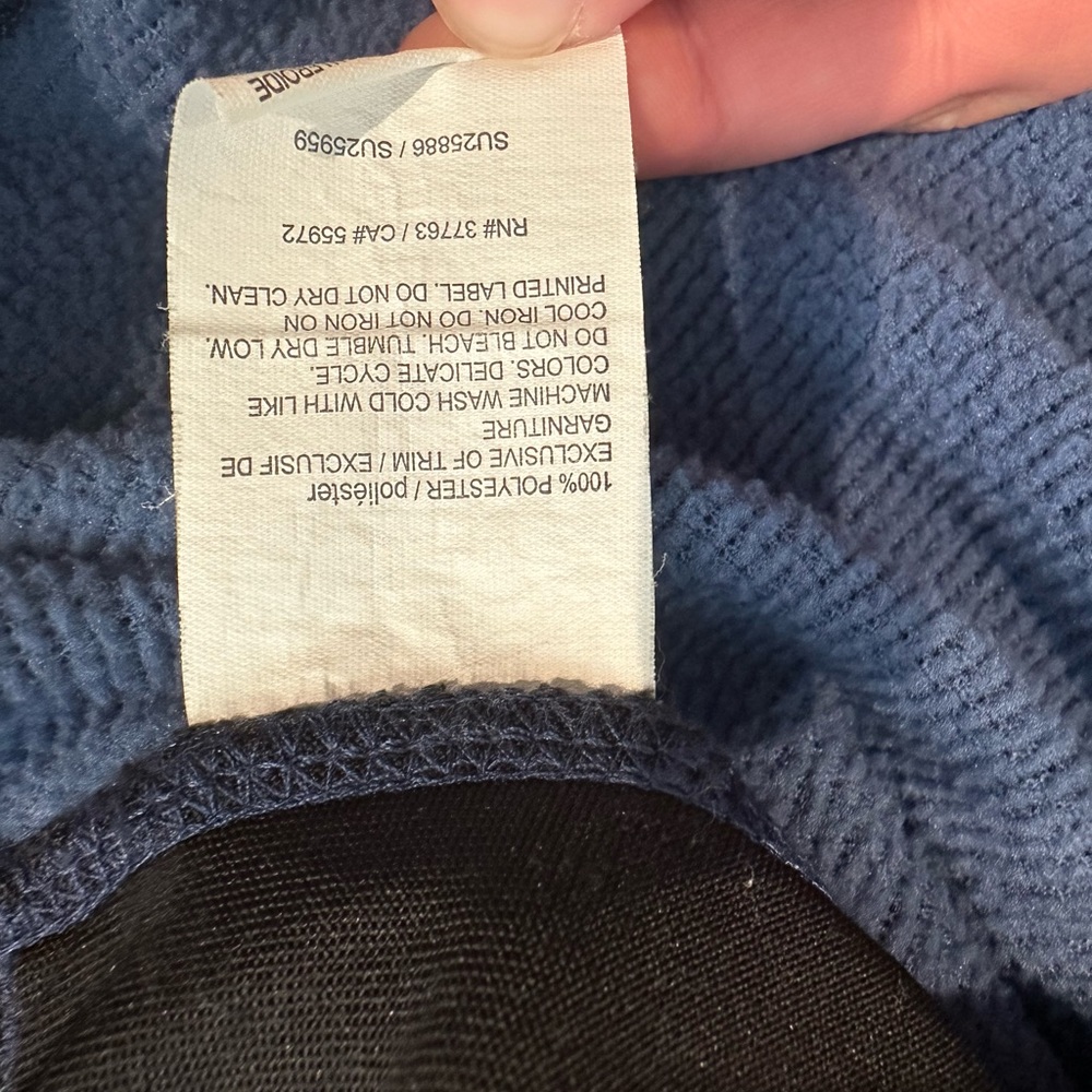 Callaway Heather Blue Quarter Zip - Picture 3 of 6